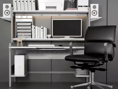 Office furniture 2 3D model