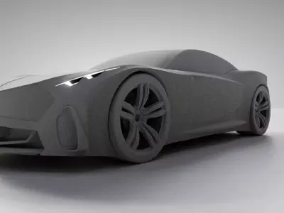 Tratos Coupe Concept Car 3D model