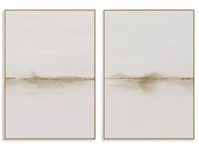 Abstract Painting Frame set 3D model 195