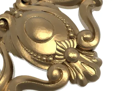  decorative pattern ready for 3D printing 3D model 10