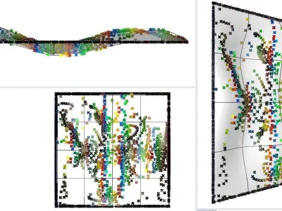 Vector Surface Parametric Design Grasshopper Rhino Files 3D model