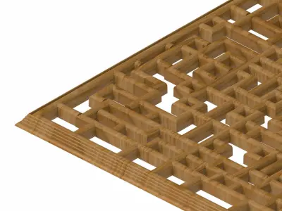 Decorative panel STL 3D model 26