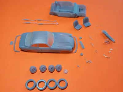 1966 Lancia Flaminia Zagato 1-43 3D print model