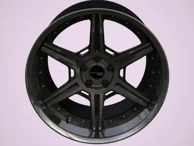 SSR Wheels  Low-poly 3D model