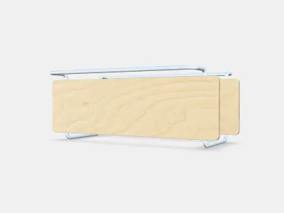 SPORTSLIG Wall shelf for trophies Low-poly 3D model