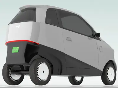 Vayve Mobility EVA Light Platinum 3D model