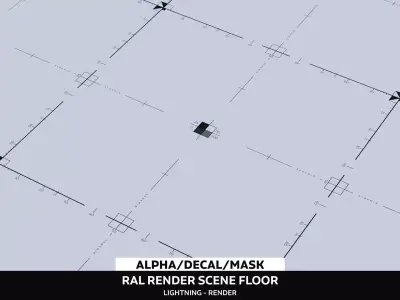 Floor Tile - RAL 9010 Texture