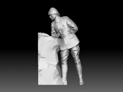 Mustafa Kemal Ataturk - Gallipoli Relief 3D print model