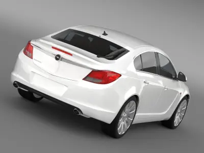 Opel Insignia Hatchback 2008-13 3D model
