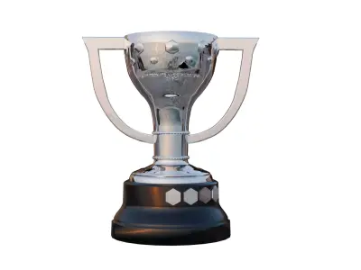 La Liga trophy - Spanish league trophy  3D model