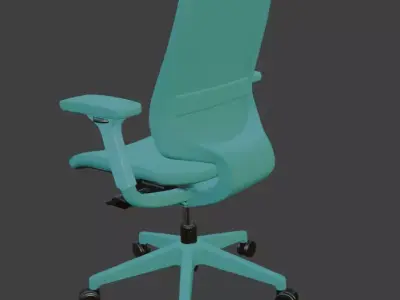 Modern Executive Office Chair High Detail 3D Model 3D model