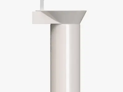 Wish Pedestal Sink by Nameeks - YLiving 3D model