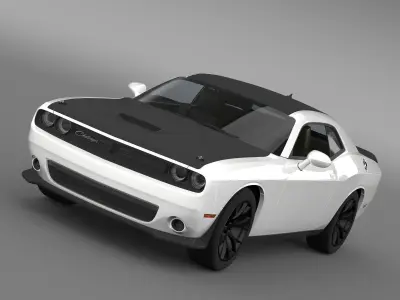 Dodge Challenger TA Concept LC 2014 3D model
