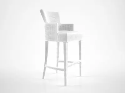 The Sofa and Chair Co Paris Carver Barstool 3D model