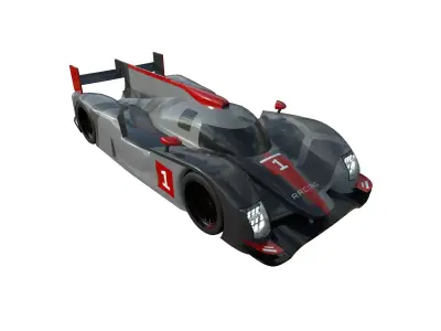 Race Car Low-poly 3D model purchase