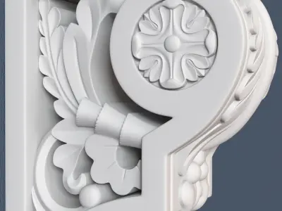 Decorative Corbel 3D model 12