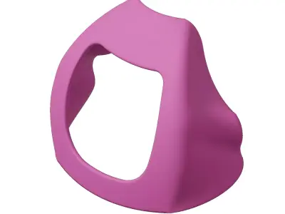 Plastic Bike Visor Toy 3D model