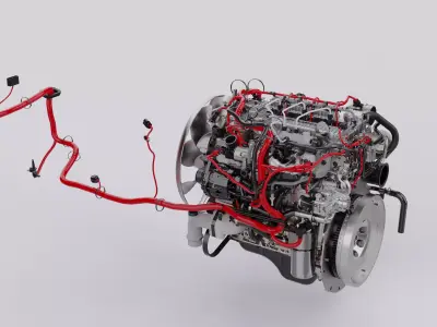 Automotive Engine 3D model