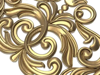  decorative pattern ready for 3D printing 3D model 328