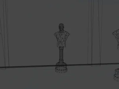 Punching bag man 3D model