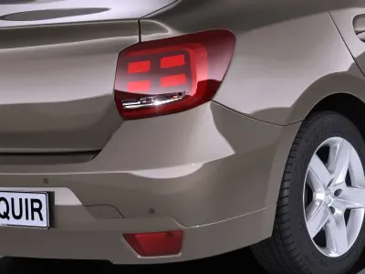 Dacia Logan 2017 3D model