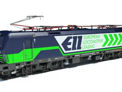 Siemens Vectron European Locomotive Leasing ELL 3D model