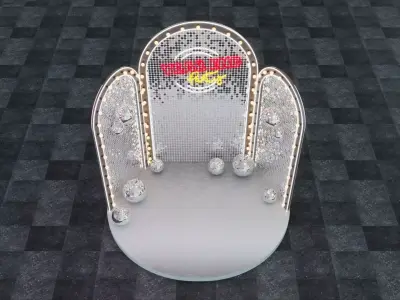 Year-End Party Disco Booth 3D model