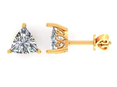 Women Diamond Earrings 3D print model