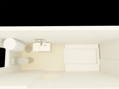 3d house model dining room interior design Low-poly 3D model