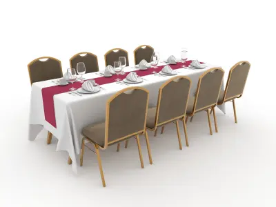 Collection Banquet Table and Chair 28