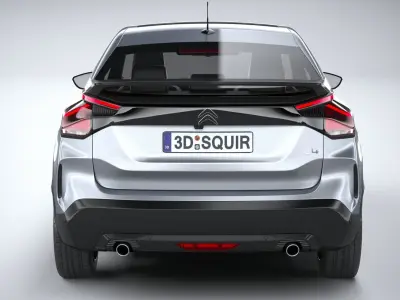 Citroen C4 2021 3D model purchase