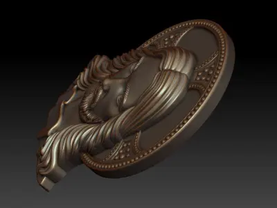 Jesus 2 head 3D print model