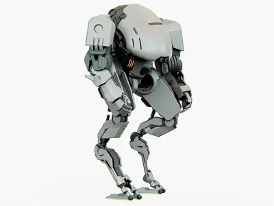 COMBAT DROID OMRON Rigged for Unreal Engine - Unity - MIXAMO 3D model