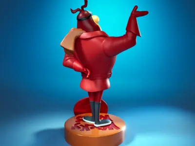 Red Max - The Wacky Races 3D print model