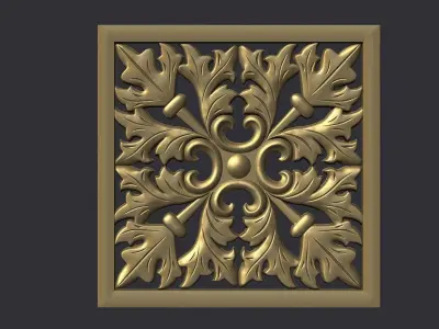 Wall decor panel  3D print model