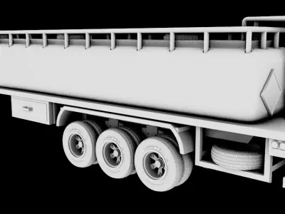 TANK TRUCK  3D print model