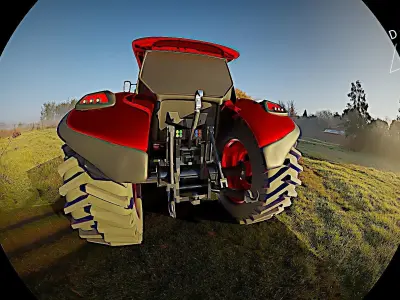Zetor Tractor by Pininfarina 3D model