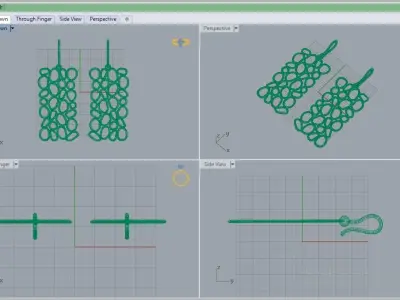 Earrings 12 3D print model