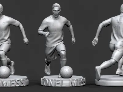 Messi 3D Printable 3S Free 3D print model