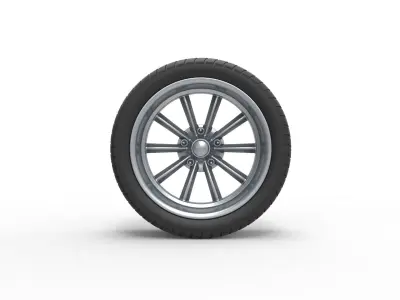 Sport wheel 10 3D print model