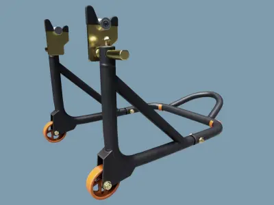 Rear Paddock Stand 01 Low-poly 3D model
