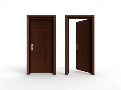 wooden  door 3D model