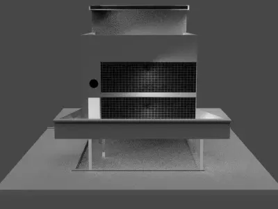 Concept building Free low-poly 3D model