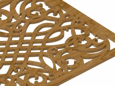 Decorative panel STL 3D model 21