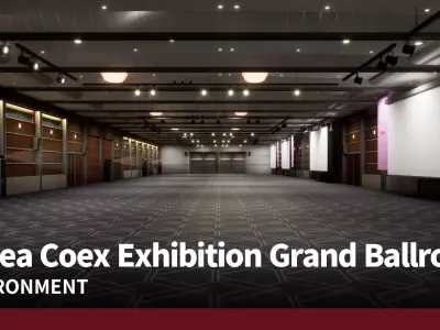 Korea Coex Exhibition Grand Ballroom 3D model