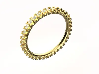 Ring wedding band 3D print model