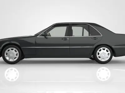 Mercedes Benz S 600 - W140 3D model