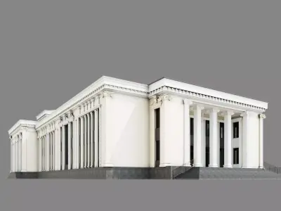 Theatre Building ID070 3D model