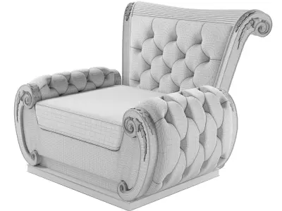 Classic armchair LC05-AM666 3D model