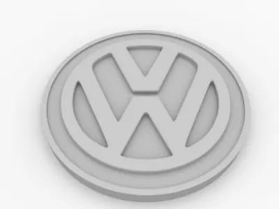 Volkswagen Logo 3D model